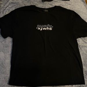 White Fox Catching Feelings Black T-shirt